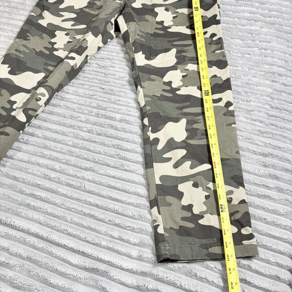 Tommy Hilfiger Camouflage Pants Mens 40x30 Green Camo Flat Front‎ Custom Fit